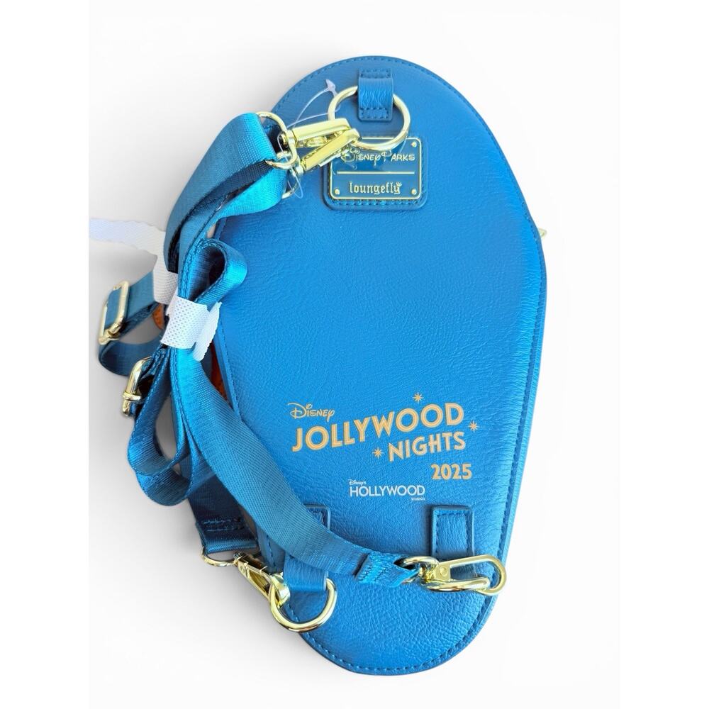 NWT Disney Parks Jollywood Nights 2025 Loungefly Ollie Crossbody Bag Backpack - Picture 7 of 11